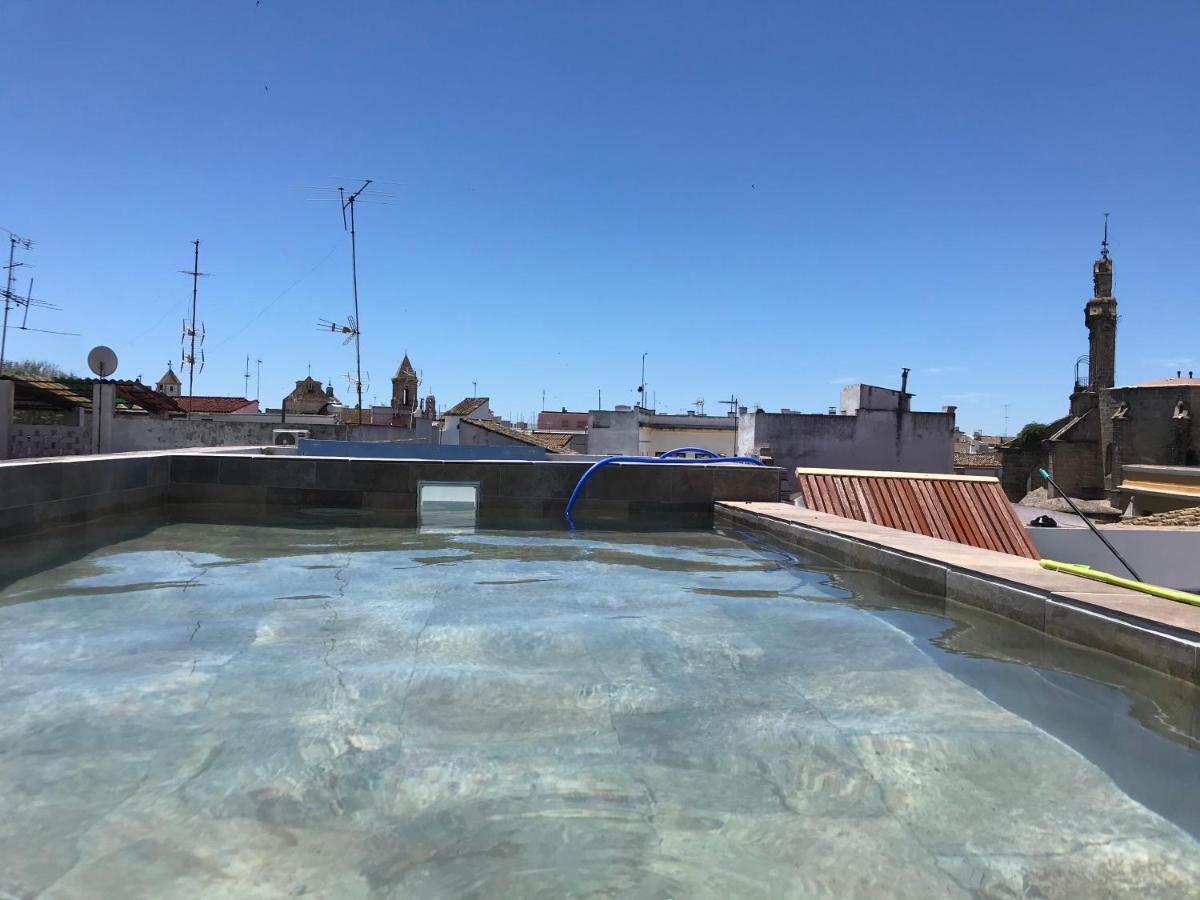Casa Palacio En Jerez De La Frontera Con Piscina Privada Kültér fotó
