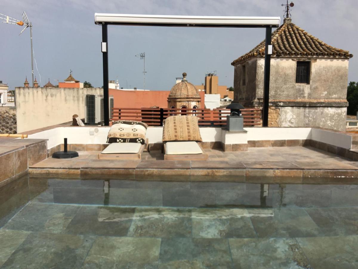 Casa Palacio En Jerez De La Frontera Con Piscina Privada Kültér fotó